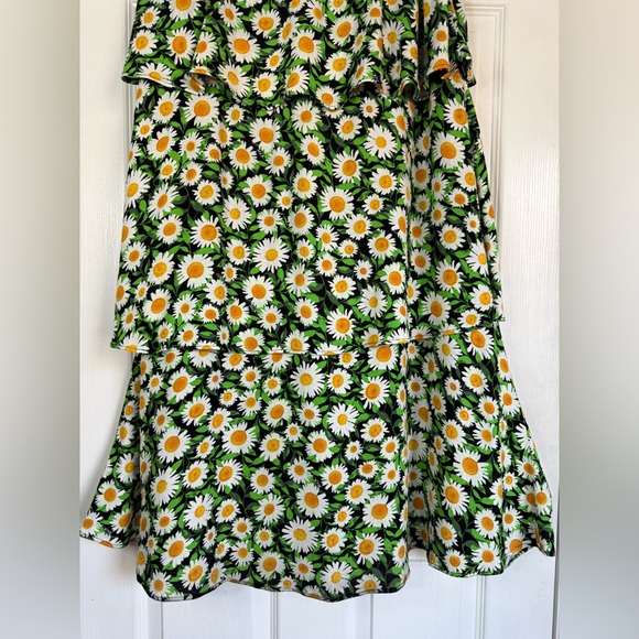 AFRM Ditsy Floral Sabine High Rise Tiered Ruffle Breezy Maxi Dress Skirt S / M - Picture 10 of 11